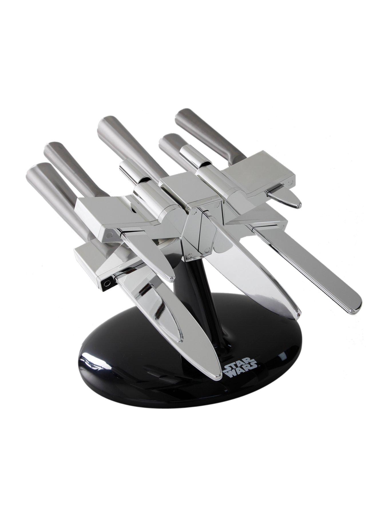 Star Wars X-Wing Knife Block - Kitchenware for Star Wars Fans - Includes 5  Knives