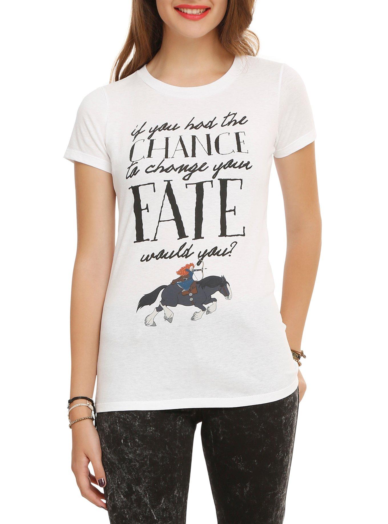 Disney Brave Change Your Fate Girls T-Shirt, WHITE, hi-res