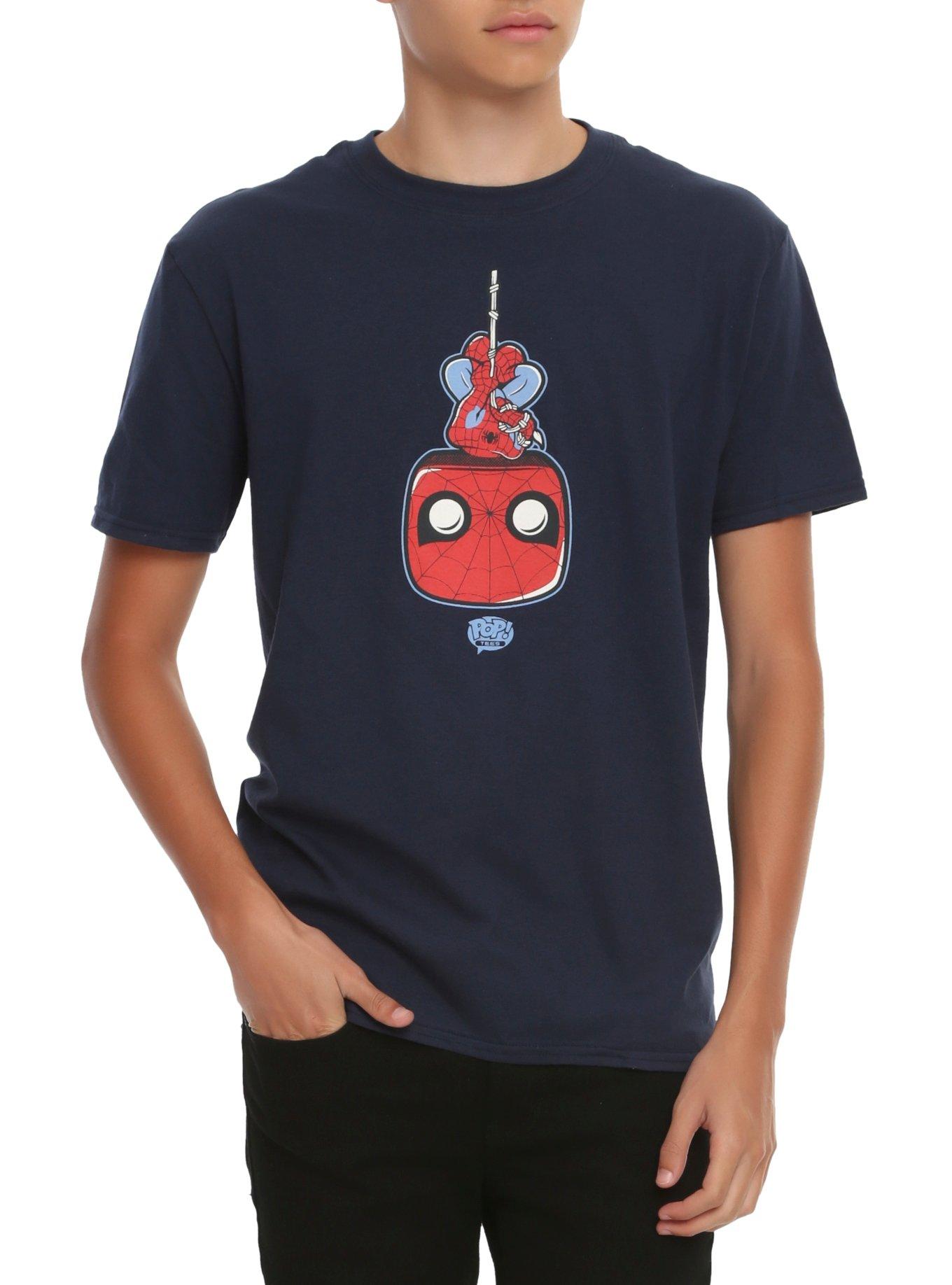 Funko Marvel Pop! Spider-Man T-Shirt Hot Topic Exclusive, , hi-res