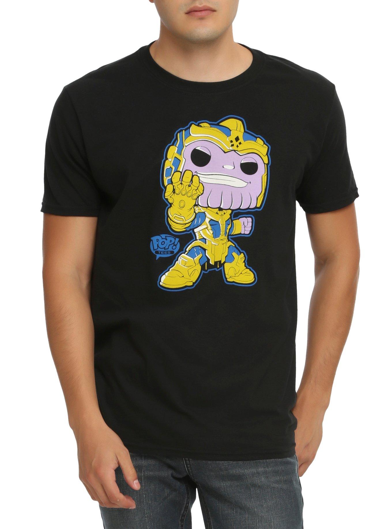 Funko Marvel Pop! Guardians Of The Galaxy Thanos T-Shirt Hot Topic Exclusive, , hi-res