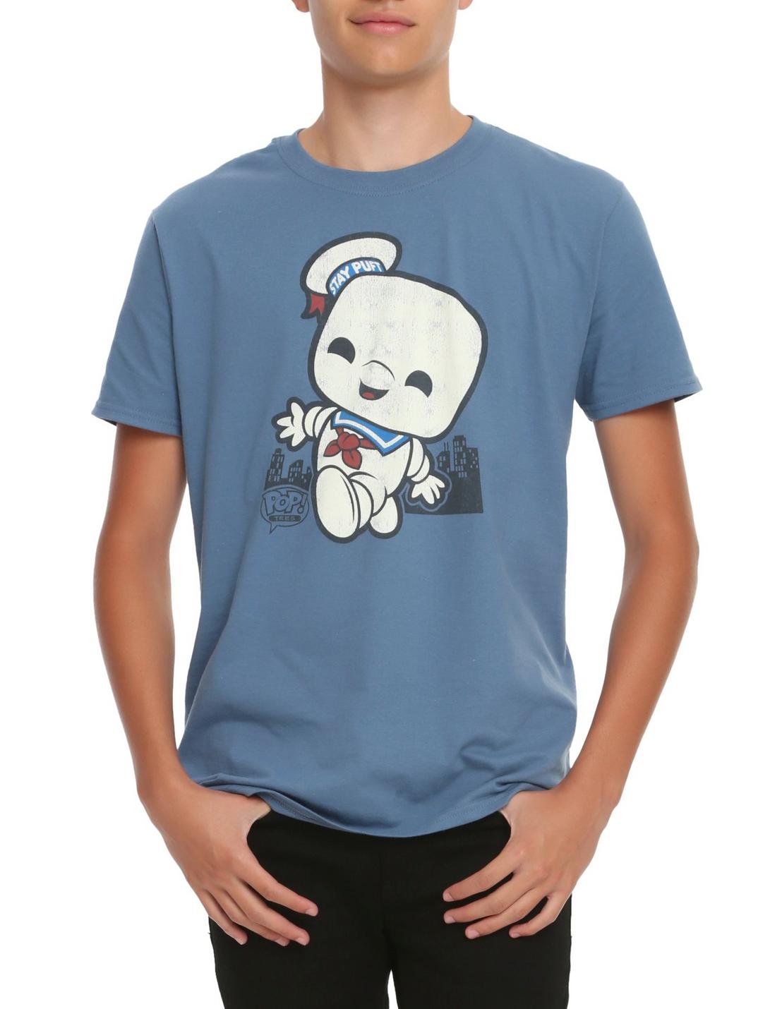 Funko Ghostbusters Pop! Stay Puft Marshmallow Man T-Shirt Hot Topic Exclusive, , hi-res