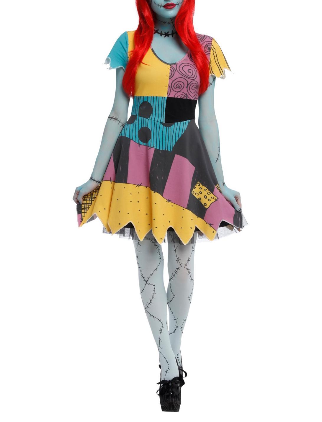 The Nightmare Before Christmas Sally Costume Dress, MULTI, hi-res