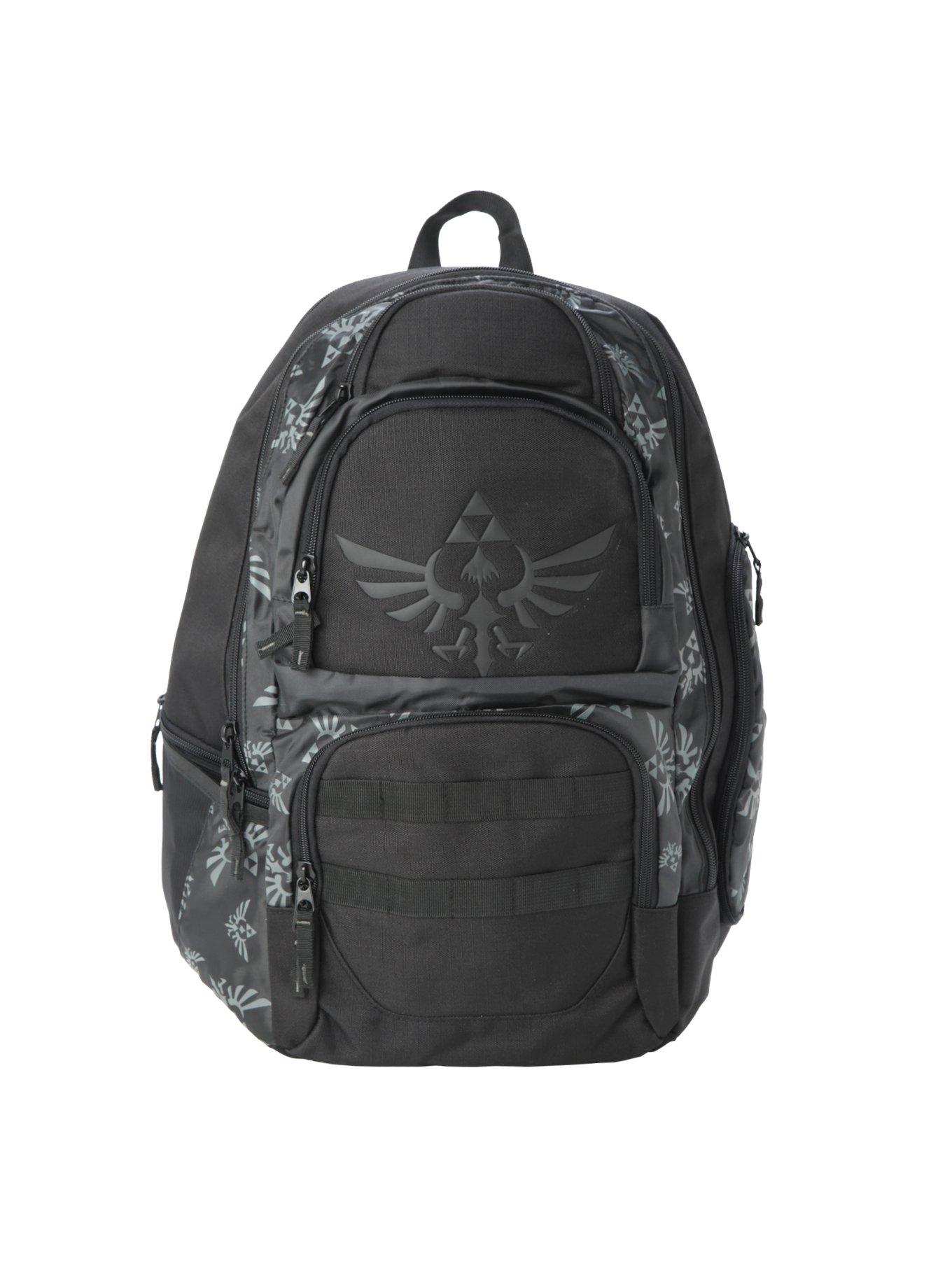 The Legend Of Zelda Black Triforce Backpack, , hi-res