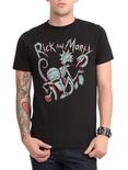 Rick And Morty Octopus T-Shirt, BLACK, hi-res