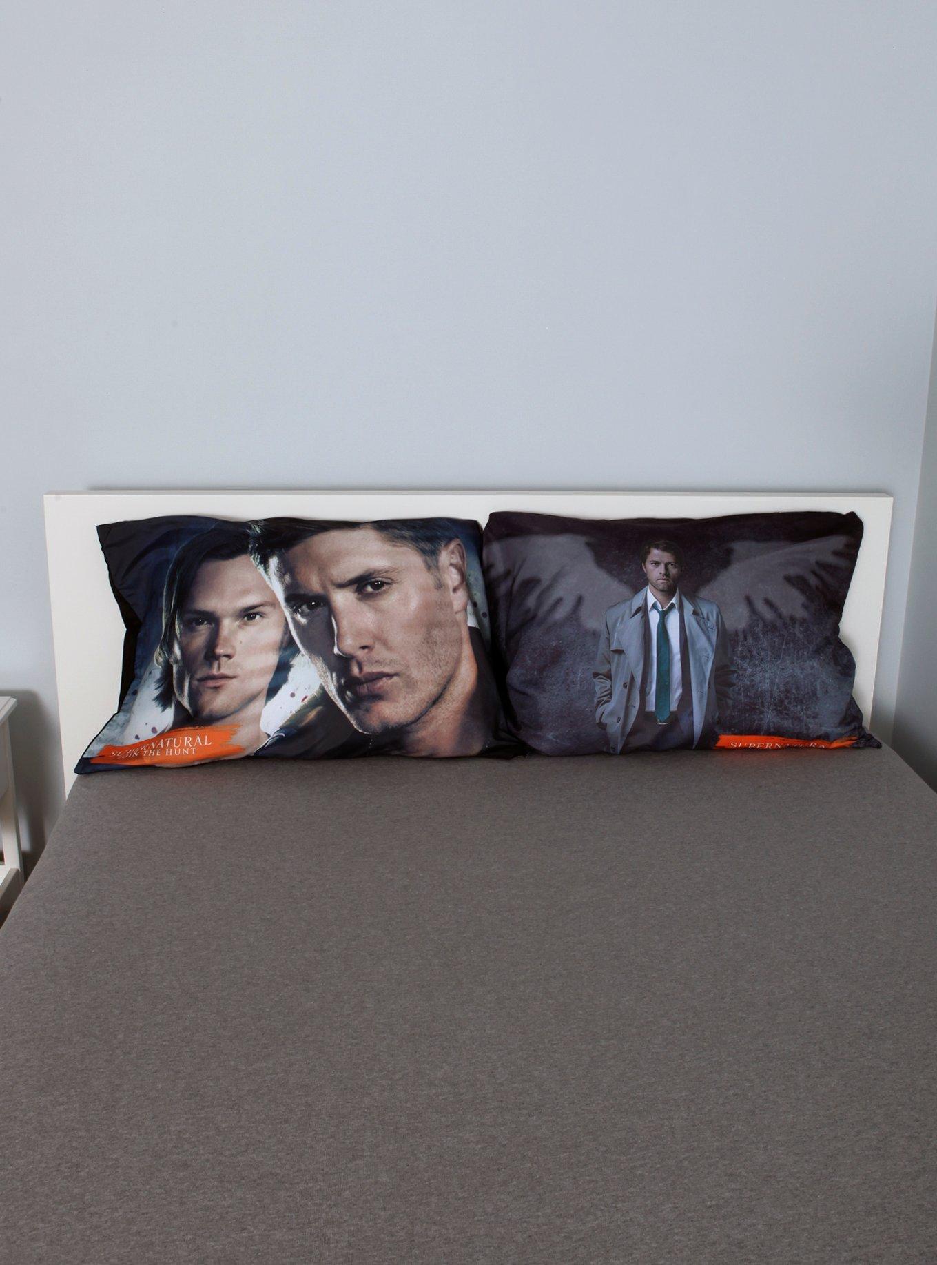 Supernatural Sam Dean Castiel Pillowcase Set, , hi-res