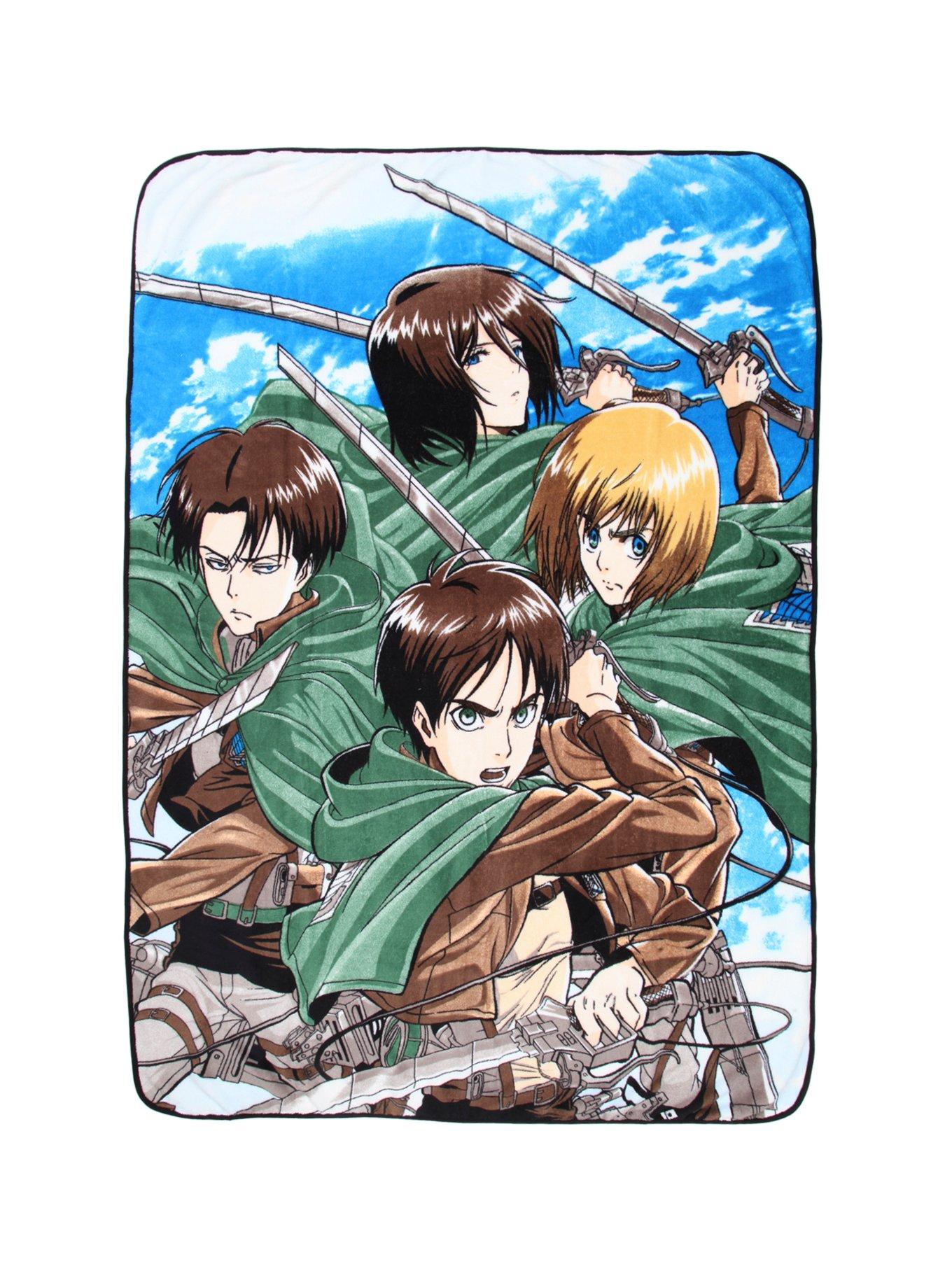 Attack On Titan Group Throw