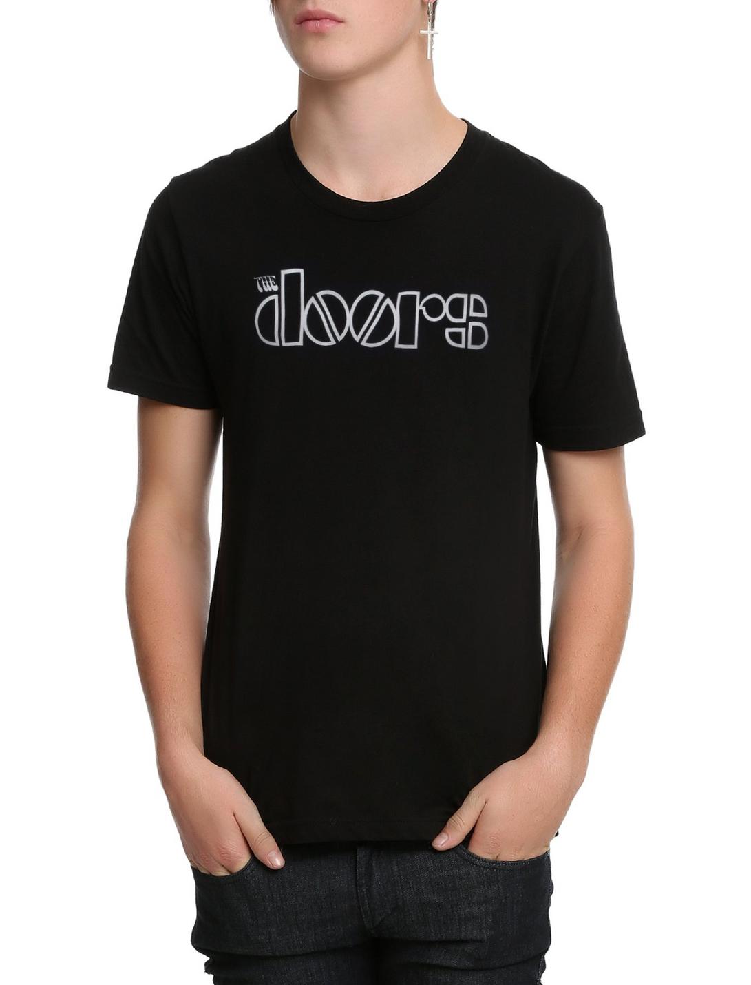 The Doors Logo T-Shirt, BLACK, hi-res