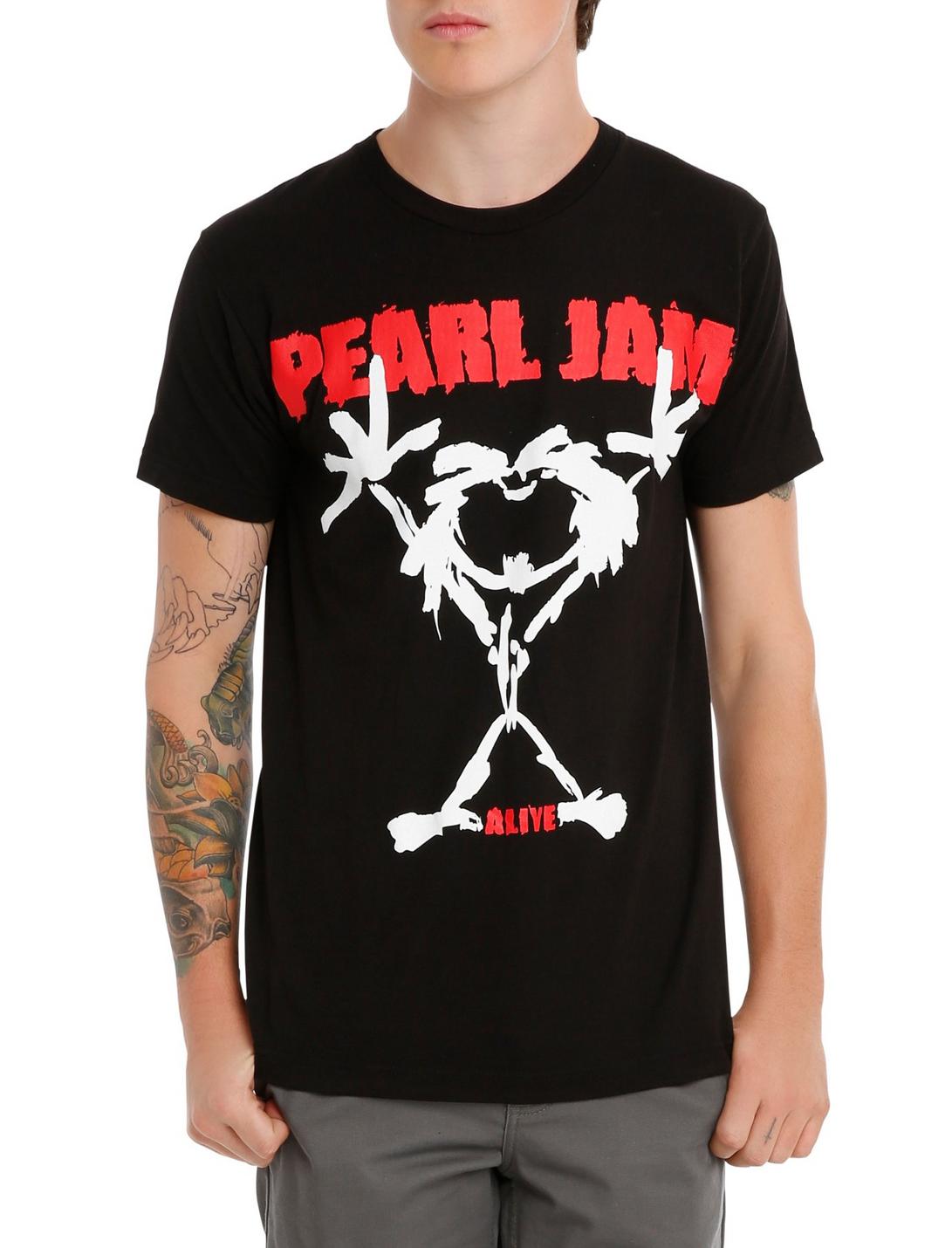 Pearl Jam Alive T-Shirt, BLACK, hi-res