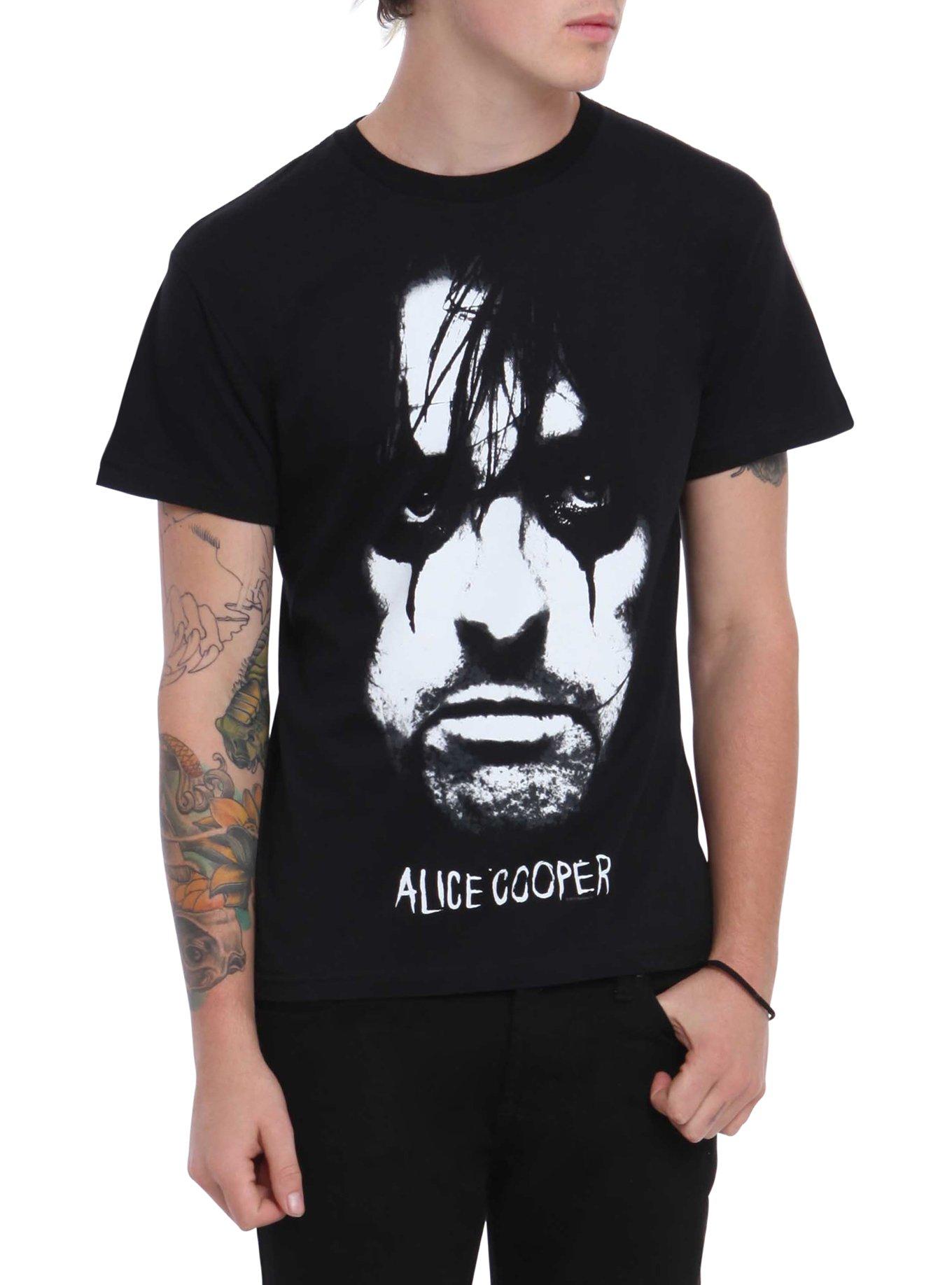 Alice Cooper Face T-Shirt, BLACK, hi-res