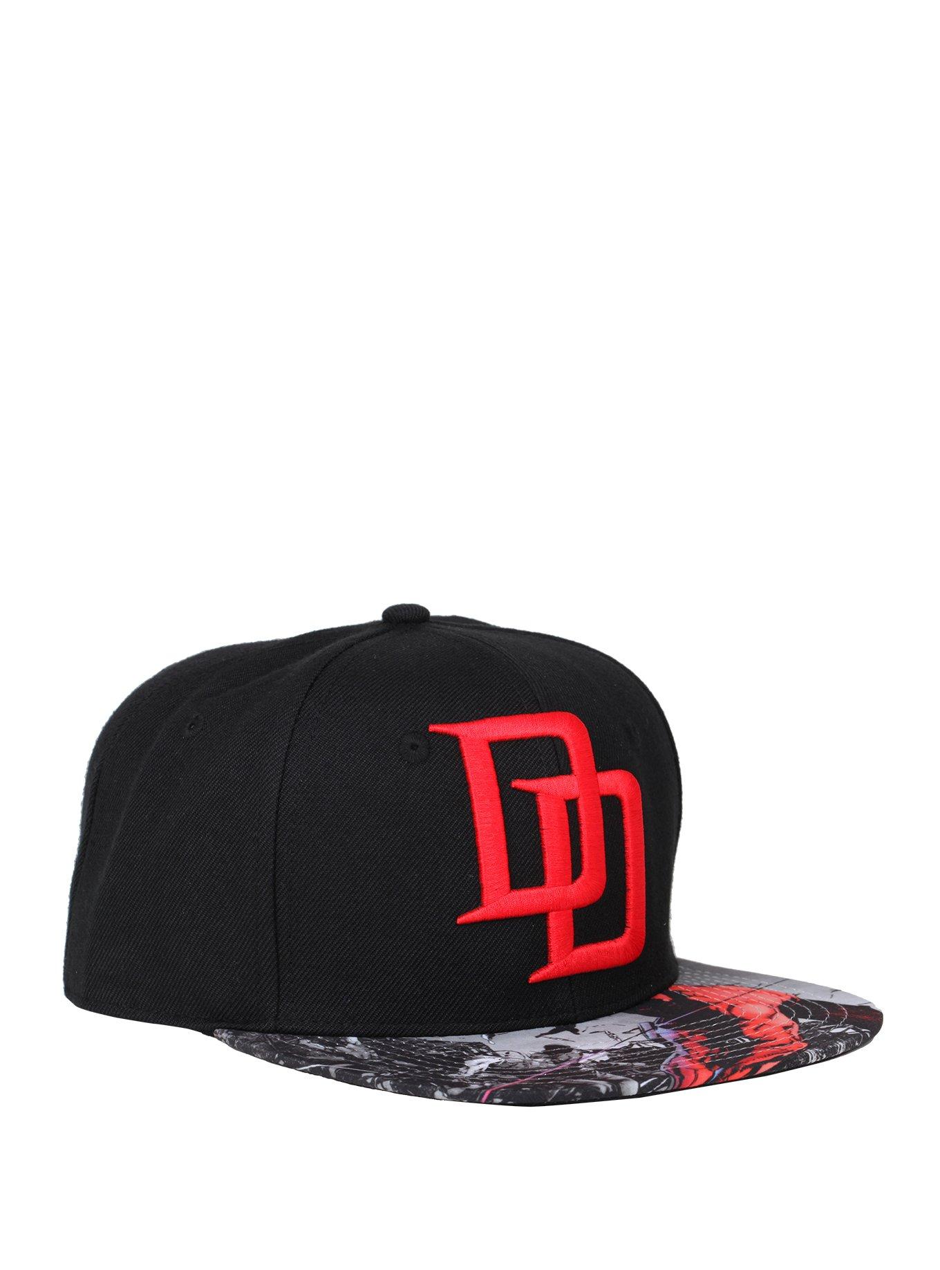 Marvel Daredevil Logo Snapback Hat, , hi-res