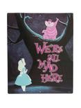 Disney Alice In Wonderland We're All Mad Here Tin Sign, , hi-res