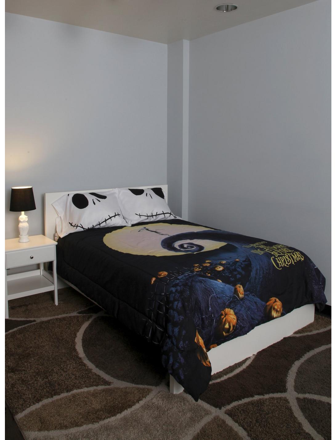The Nightmare Before Christmas Poster Full/Queen Comforter, , hi-res