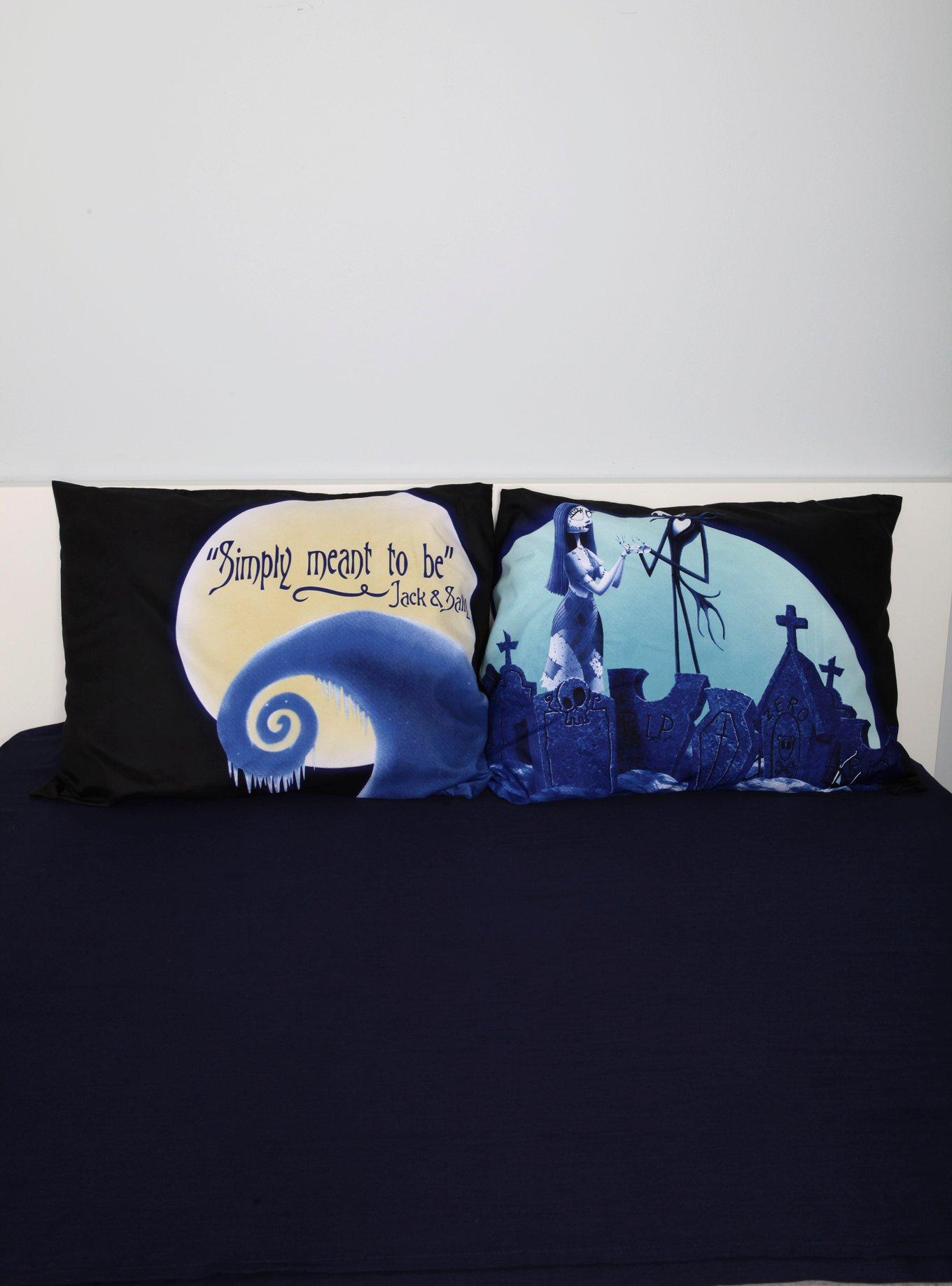 The Nightmare Before Christmas Jack & Sally Pillowcase Set, , hi-res