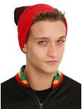 Red & Black Ombre Beanie, , hi-res