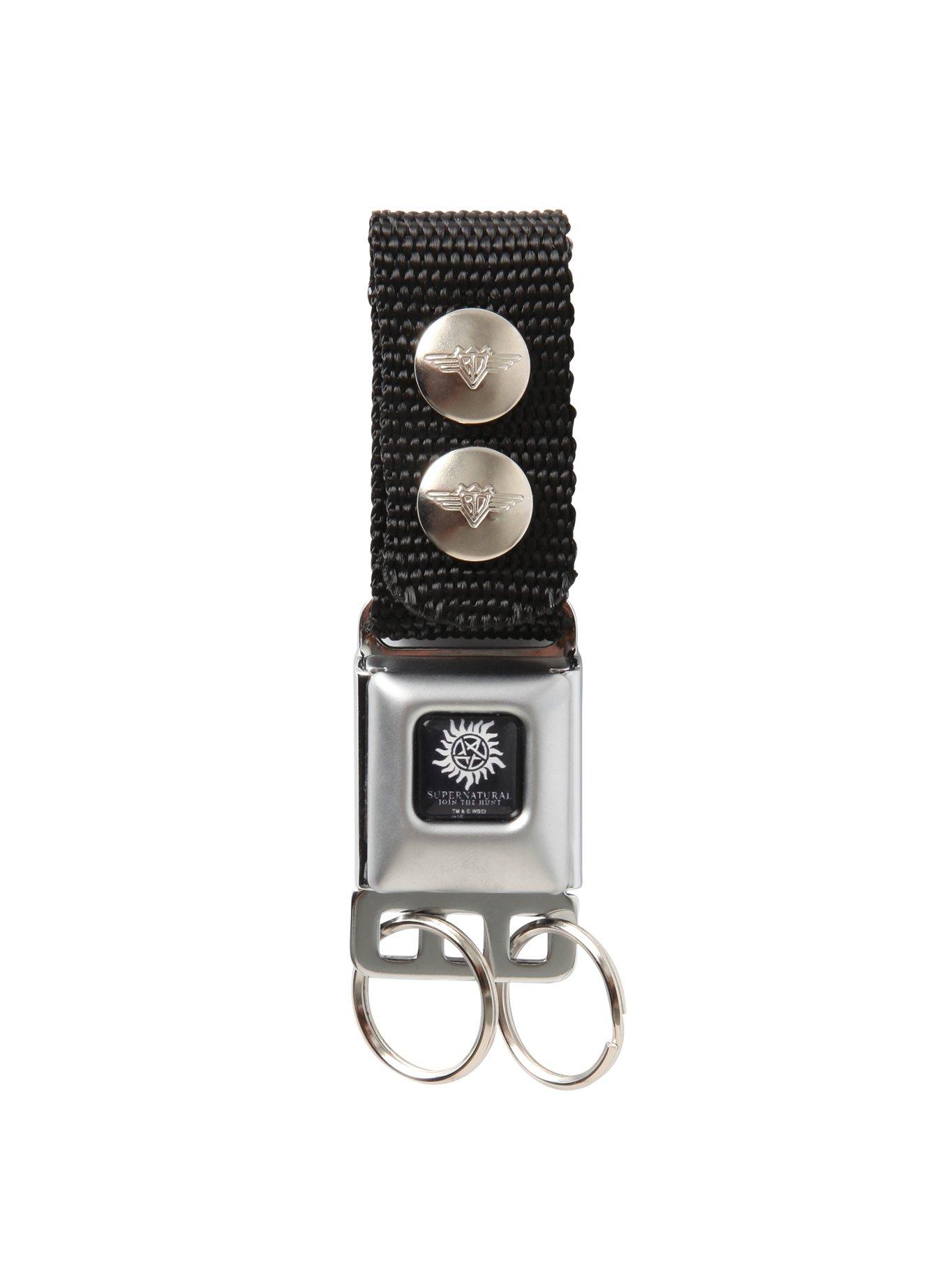 Supernatural Anti-Possession Symbol Seat Belt Buckle Key Chain, , hi-res