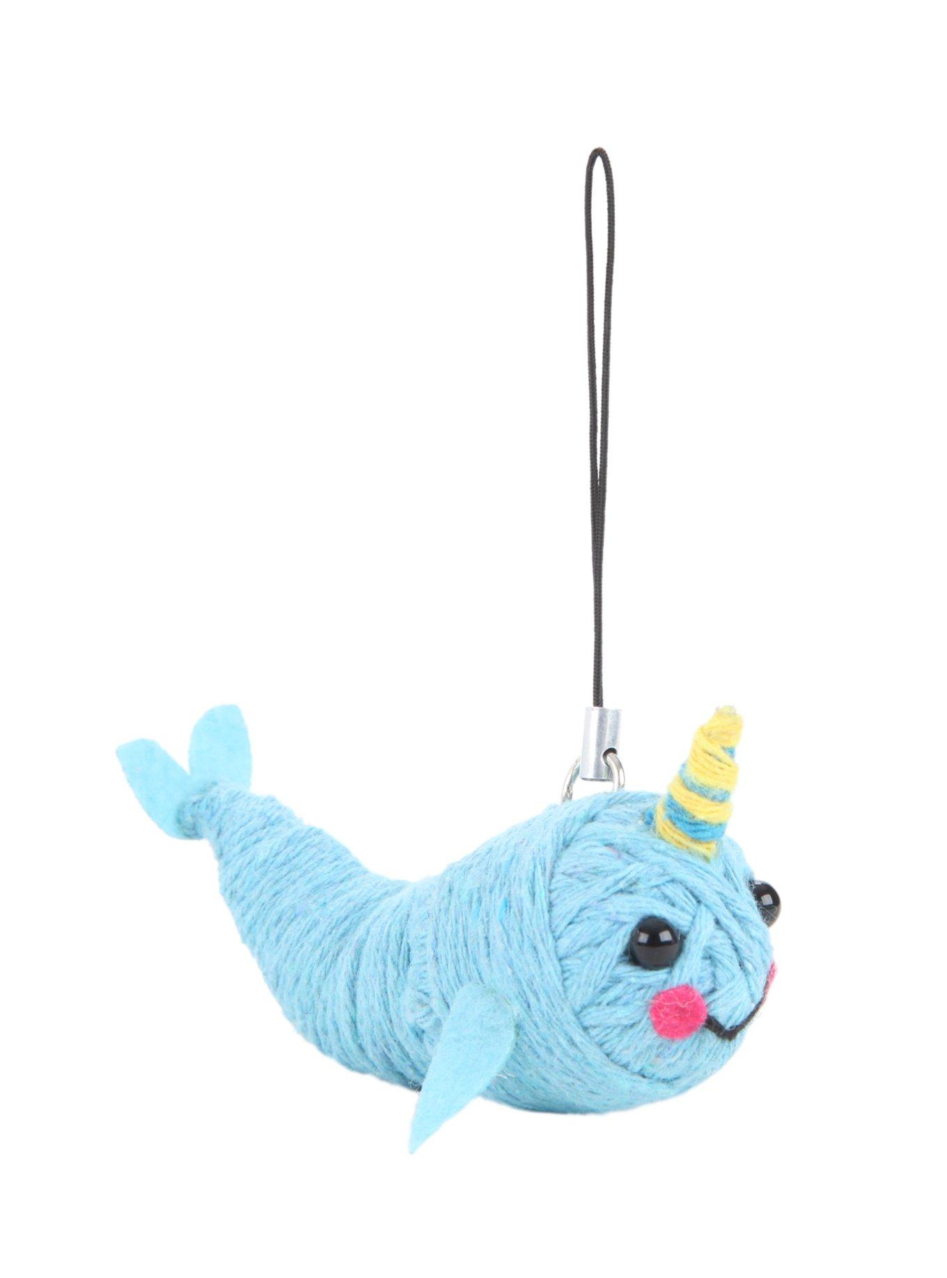 Loungefly Mystical Narwhal String Doll Key Chain, , hi-res