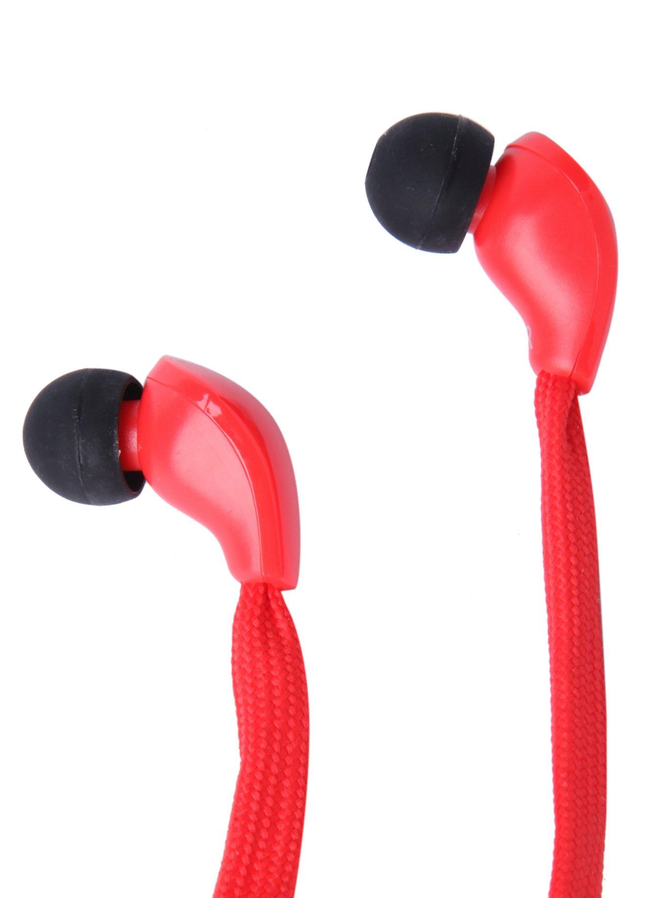 iHip Red Shoelace Earbuds, , hi-res