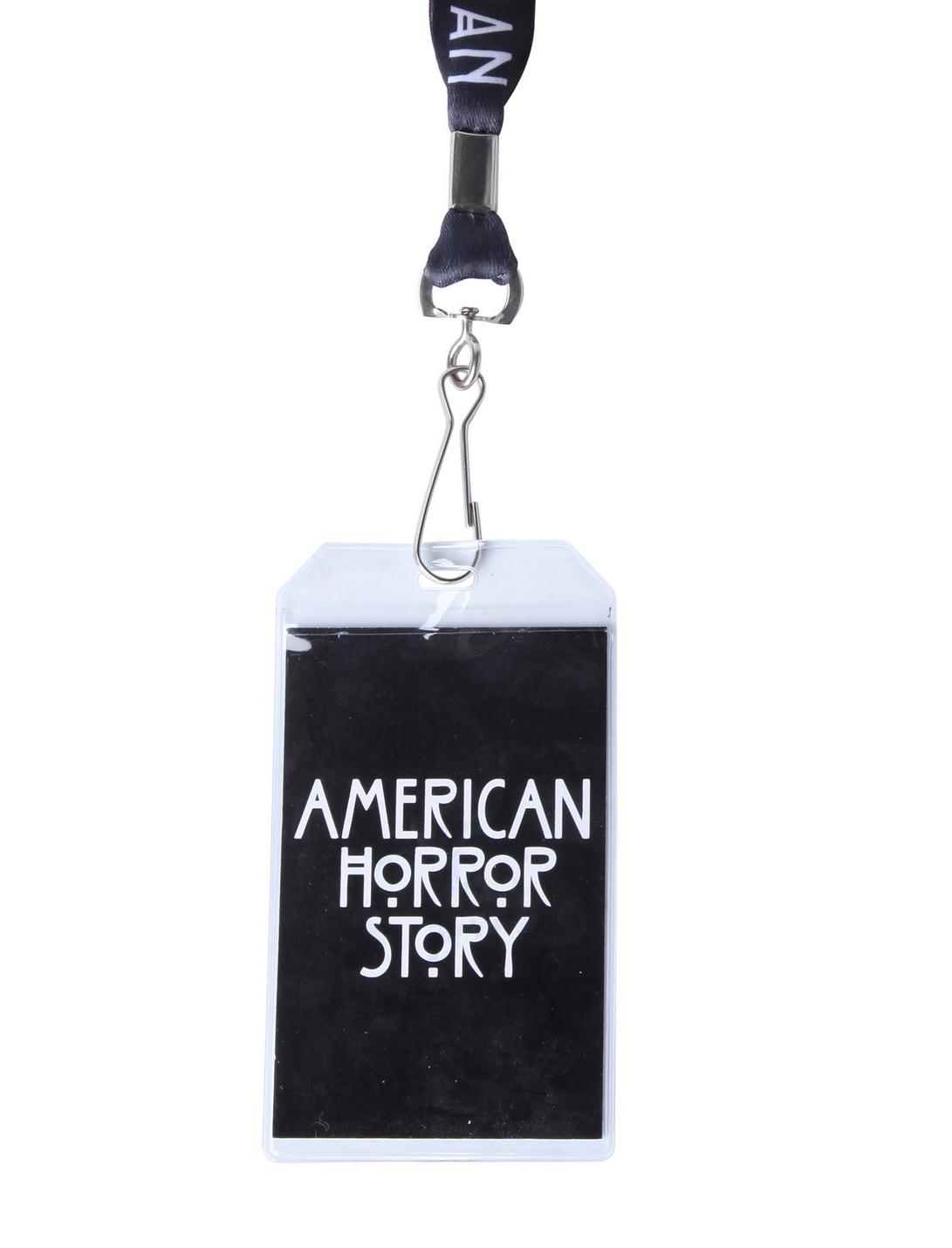 American Horror Story Red & Black Lanyard, , hi-res