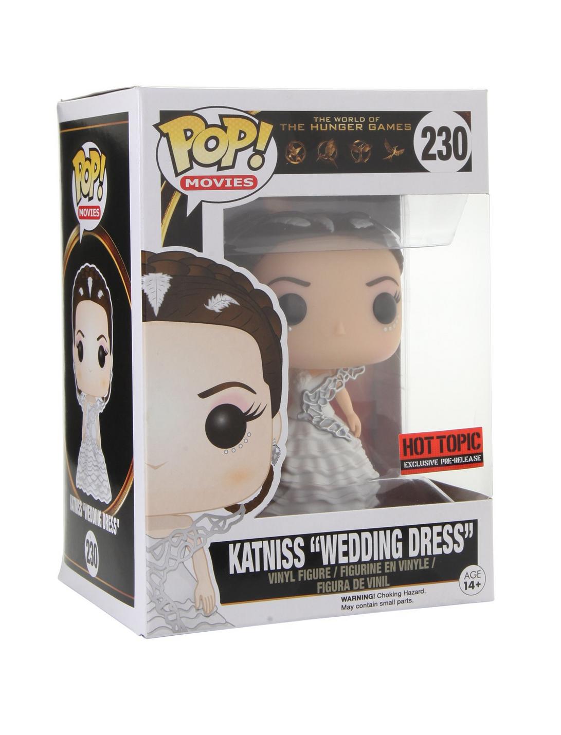 Funko The World Of The Hunger Games Pop! Movies Katniss Wedding Dress Vinyl Figure Hot Topic Exclusive Pre-Release, , hi-res
