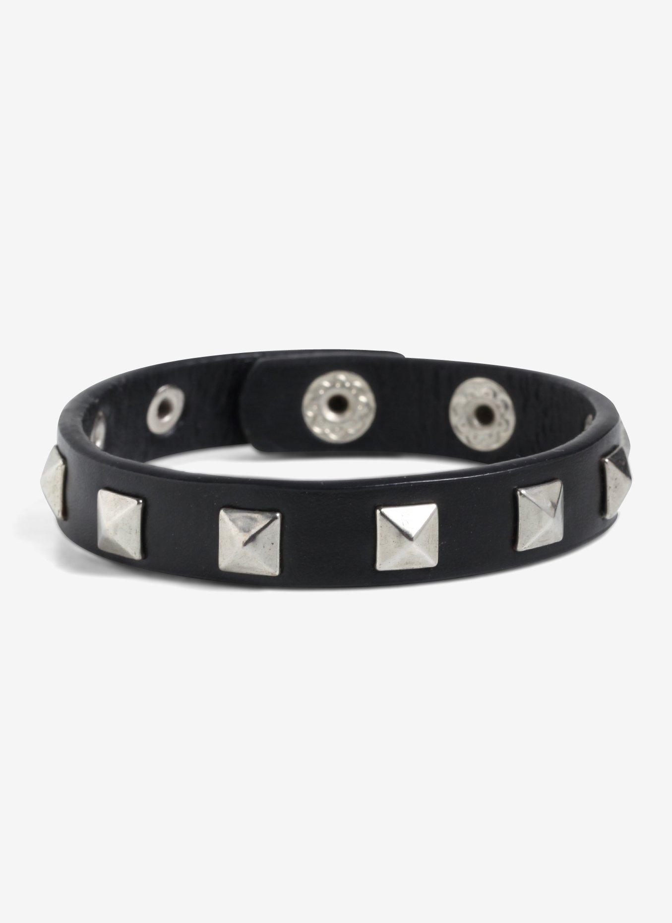 Pyramid Stud Bracelet Hot Topic