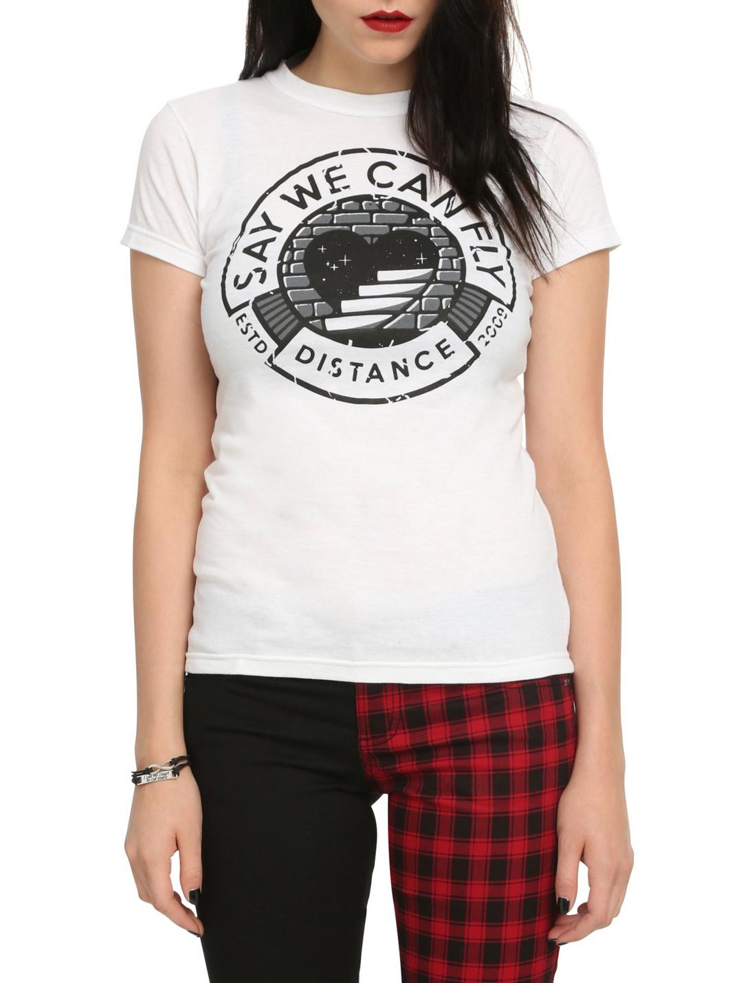 SayWeCanFly Distance Girls T-Shirt, WHITE, hi-res