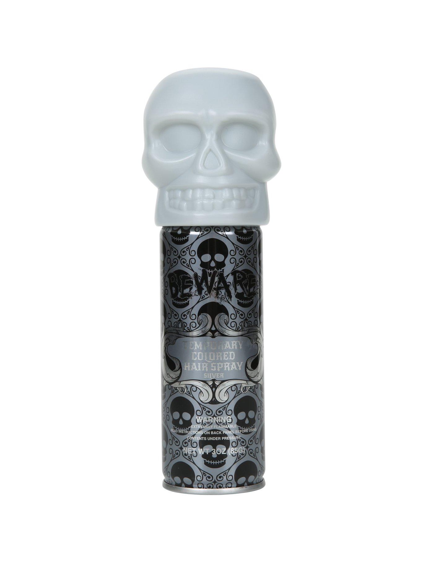 Beware Grey Temporary Hair Color Spray, , hi-res