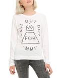 Fall Out Boy MMI Girls Long-Sleeve T-Shirt, BLACK, hi-res