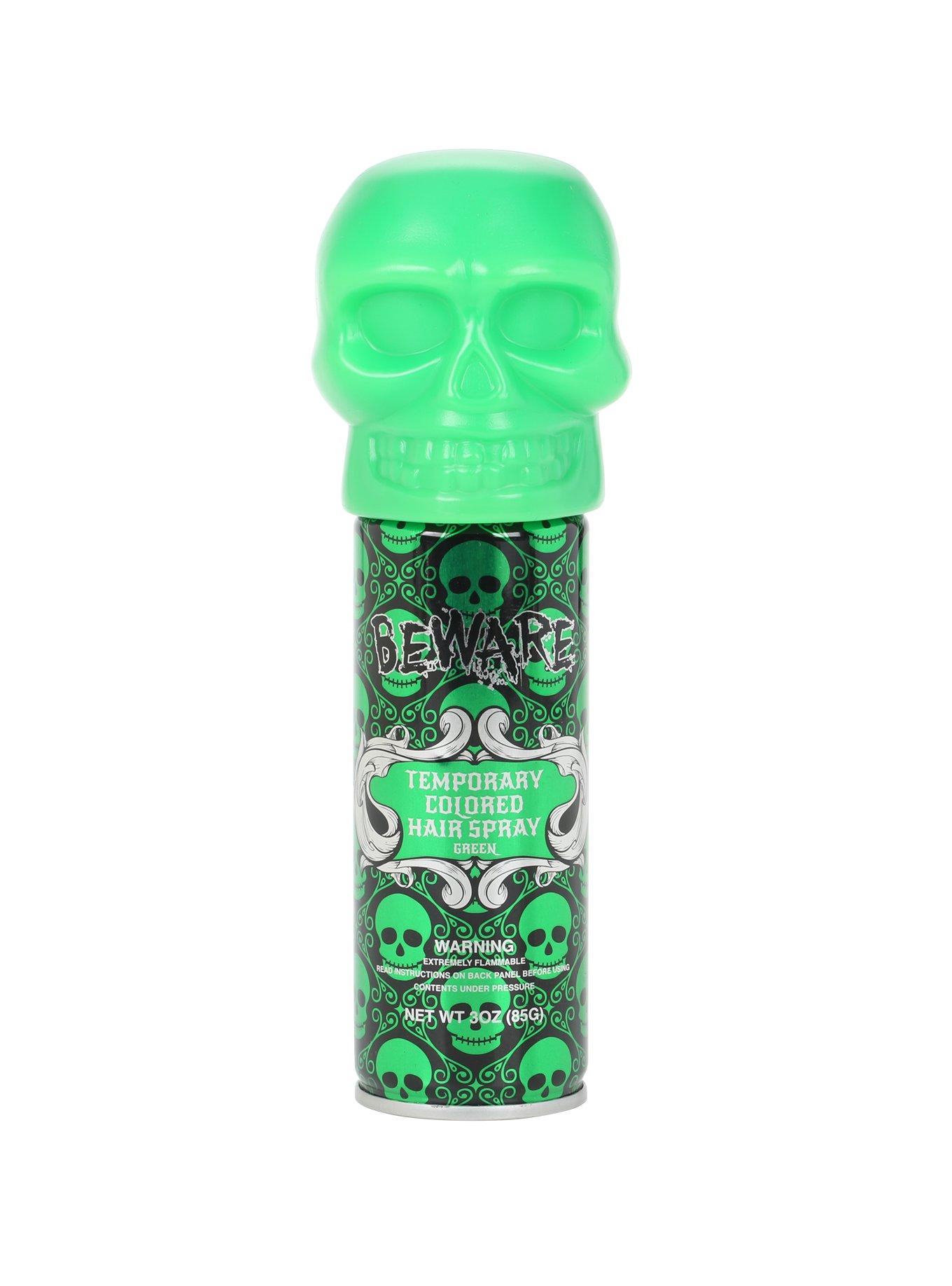 Green Temporary Hair Color Spray, , hi-res