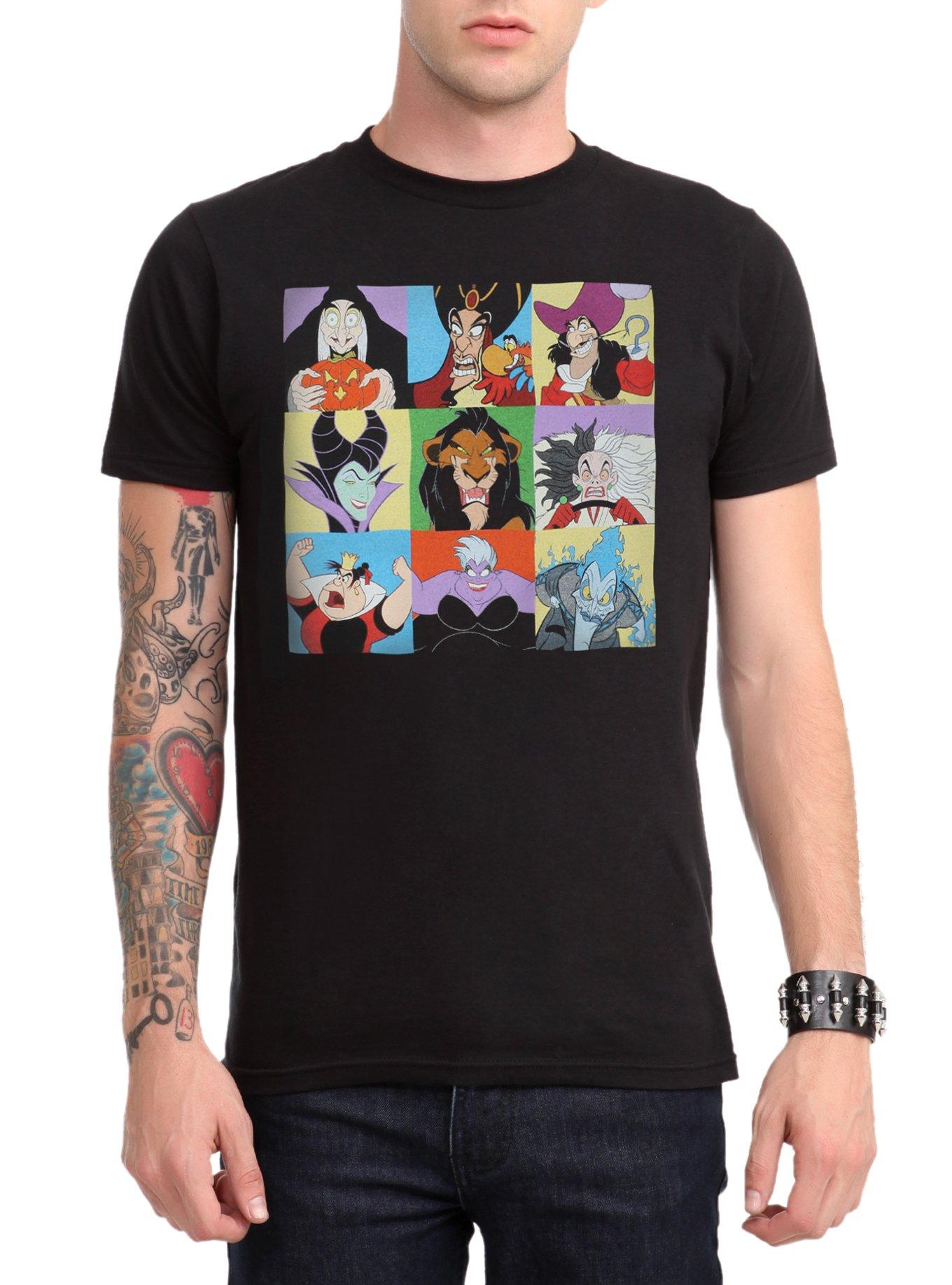 Disney Villains Characters T-Shirt, , hi-res