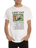 Lost Cat T-Shirt, WHITE, hi-res