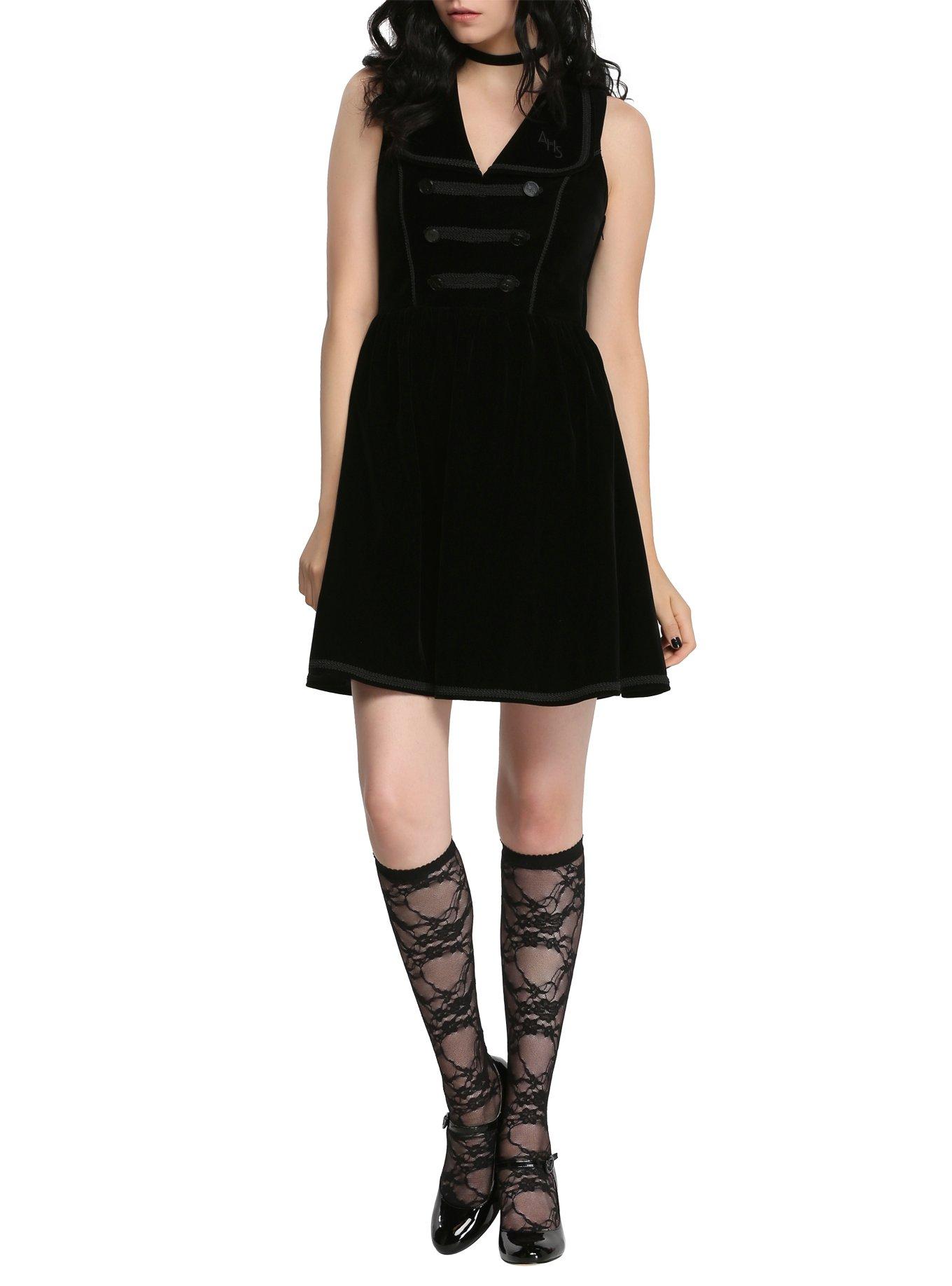 American Horror Story: Hotel Bellhop Dress, BLACK, hi-res