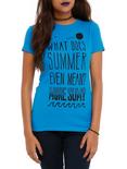 Me And Earl And The Dying Girl What Does Summer Even Mean? Girls T-Shirt, BLACK, hi-res