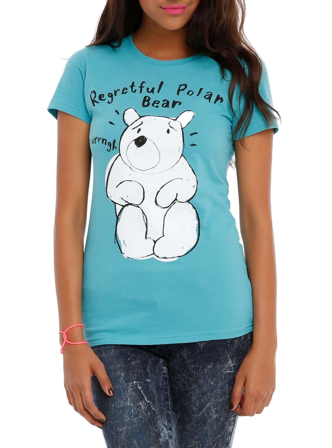 Me And Earl And The Dying Girl Regretful Polar Bear Girls T-Shirt, , hi-res