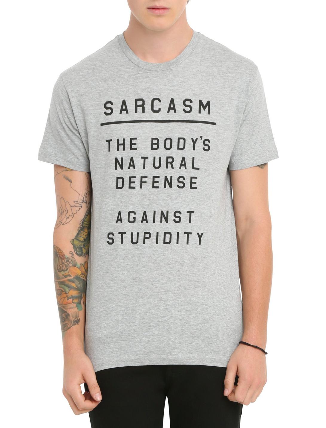 Sarcasm Defense T-Shirt | Hot Topic