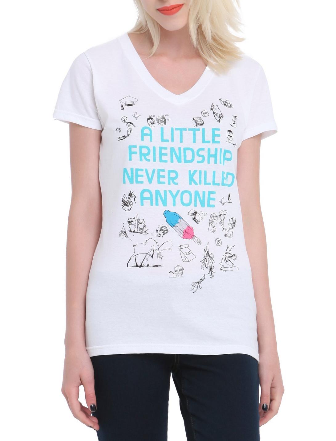 Me And Earl And The Dying Girl A Little Friendship Girls V-Neck T-Shirt, , hi-res