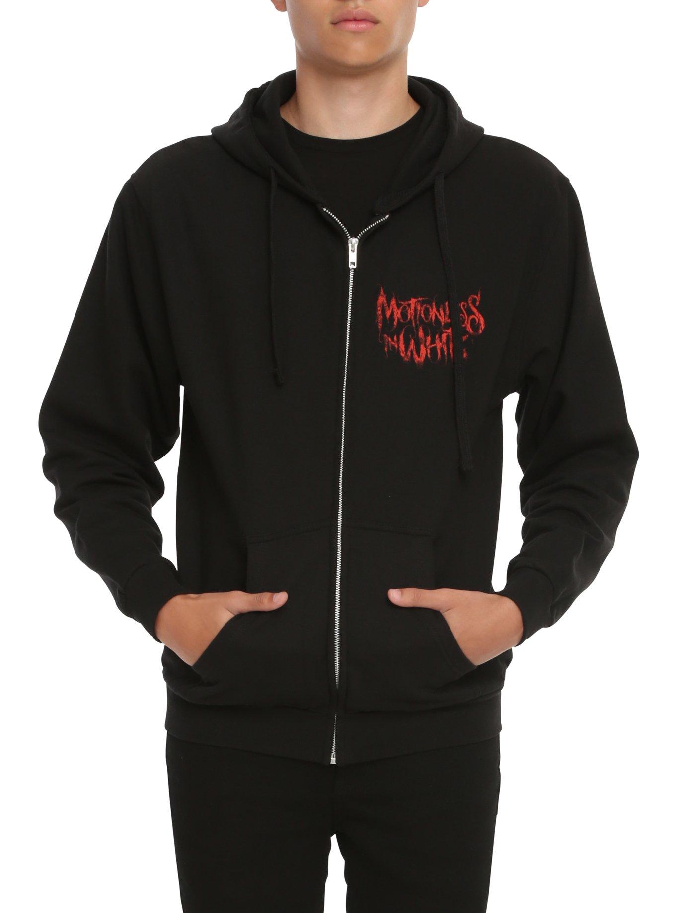 Motionless In White Skull Pistol Hoodie Hot Topic