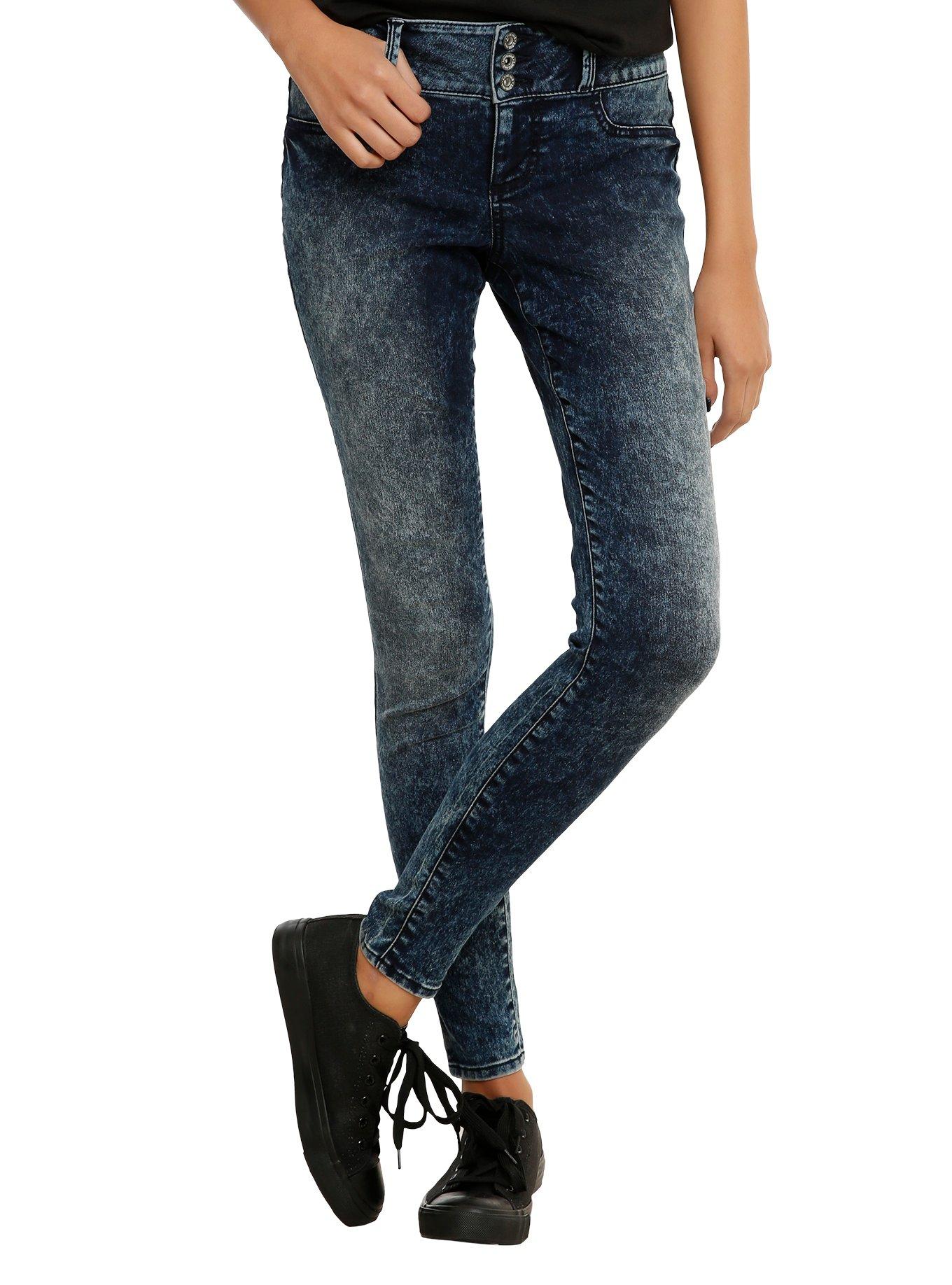 LOVEsick Blue Lagoon Wash Super Skinny Jeans | Hot Topic