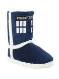 Doctor Who TARDIS Hard Bottom Slipper Boots, BLACK, hi-res