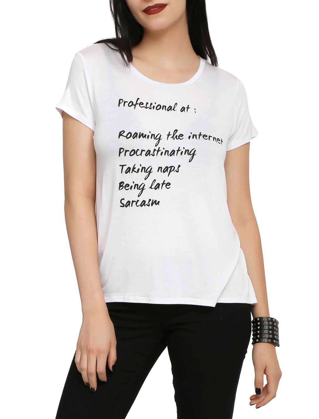 Professional At List Girls T-Shirt, WHITE, hi-res