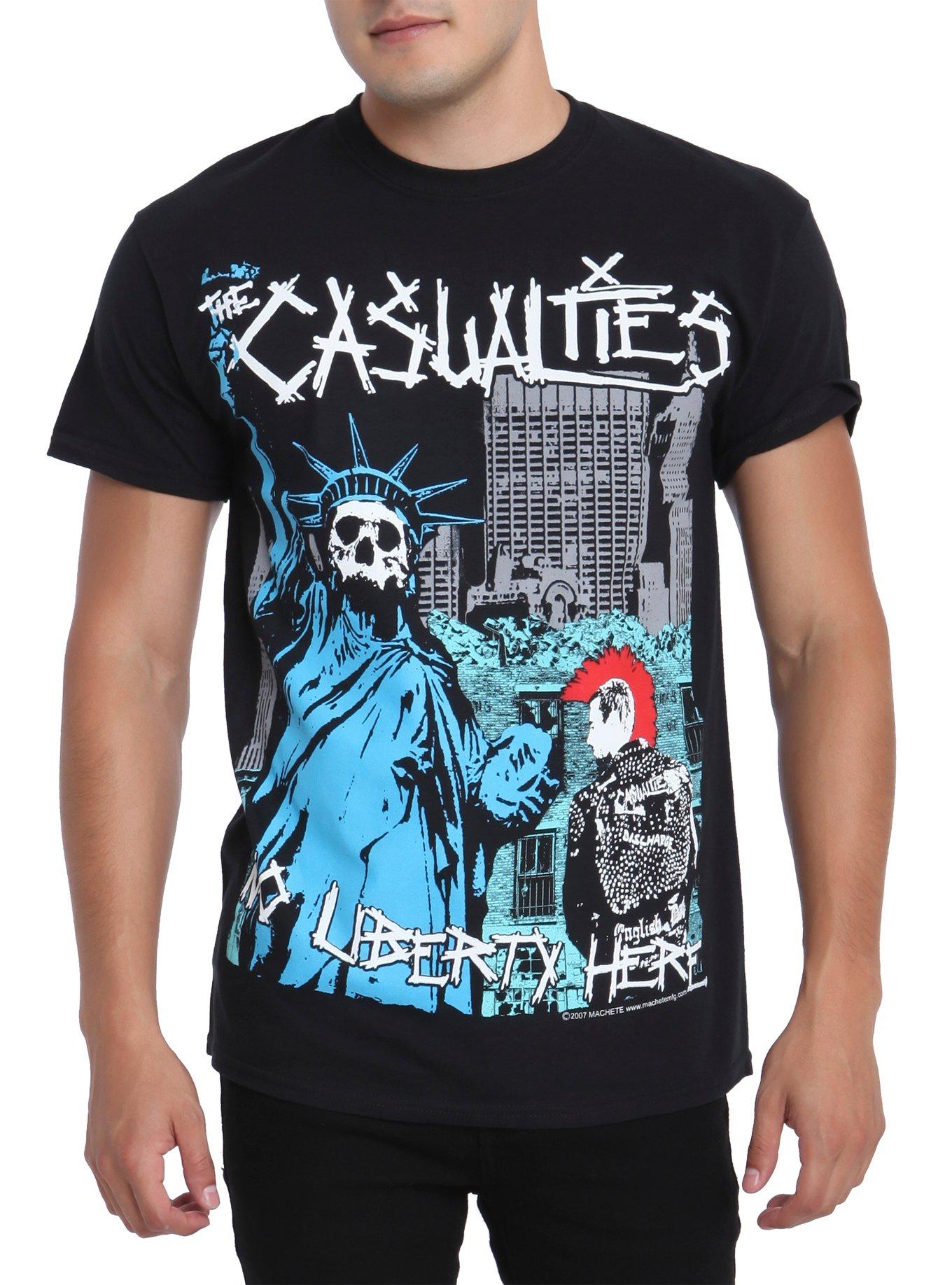 The Casualties No Liberty Here T-Shirt