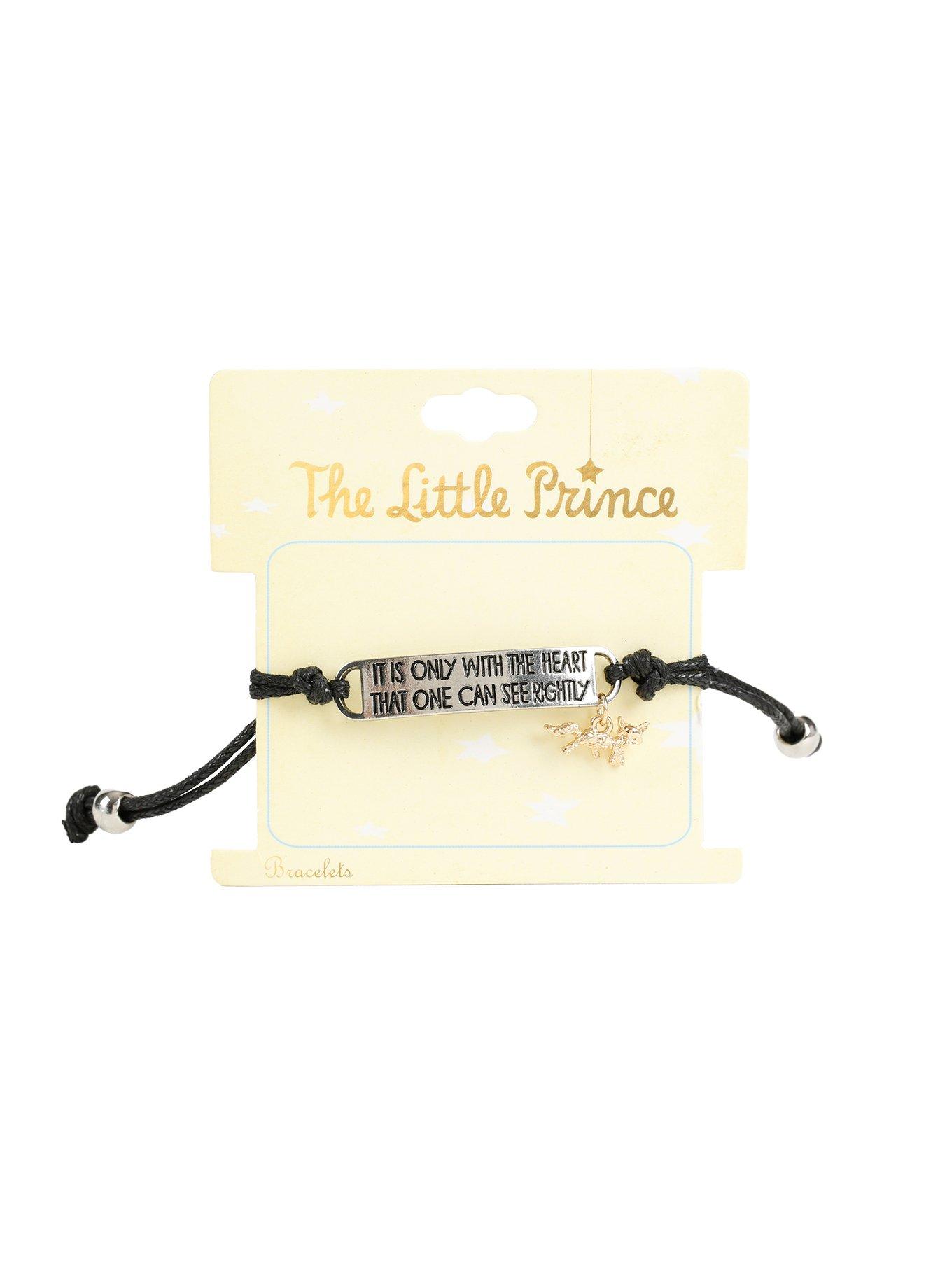 The Little Prince Fox Charm Cord Bracelet, , hi-res