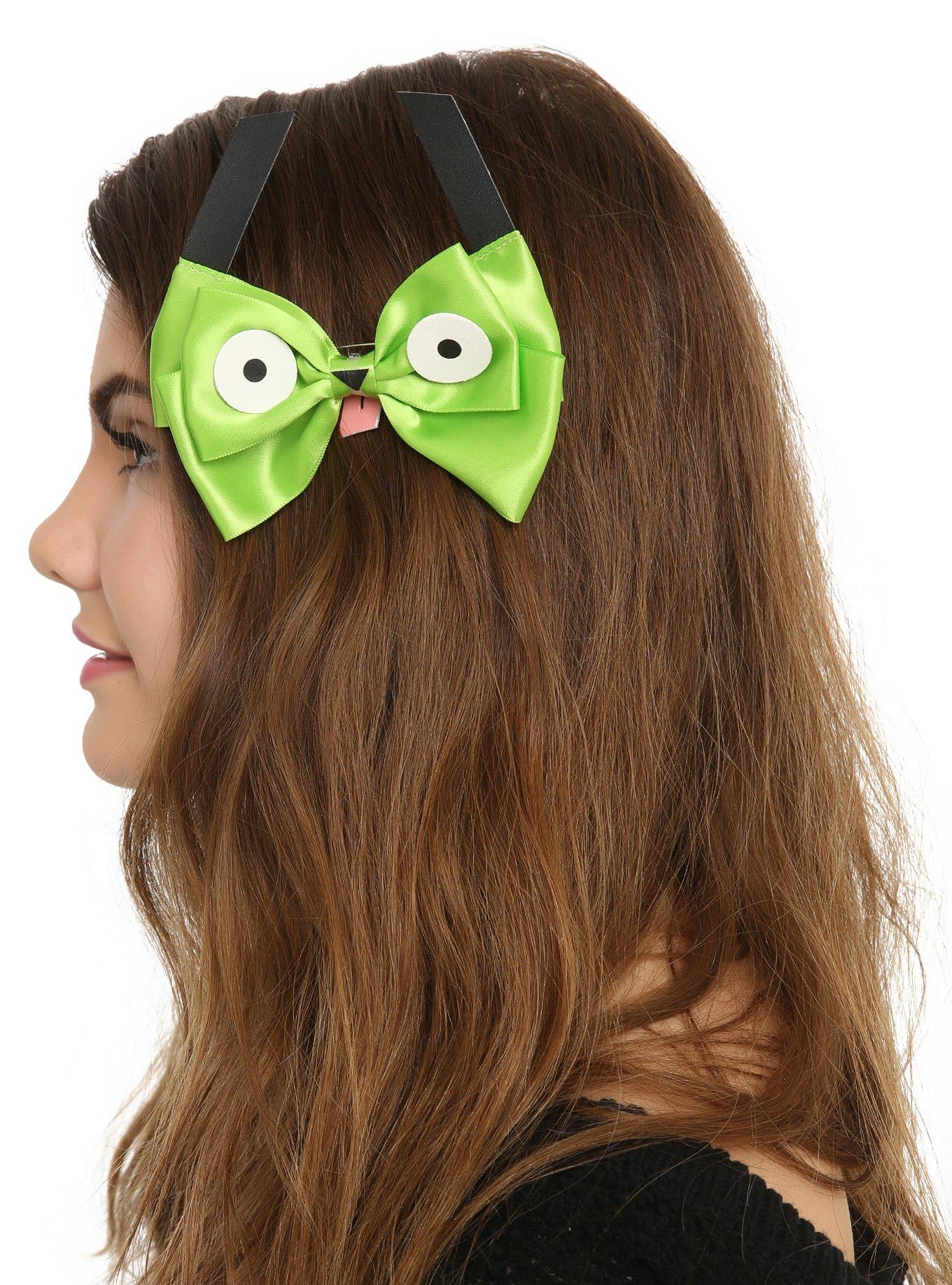 Invader Zim Gir Hair Bow, , hi-res