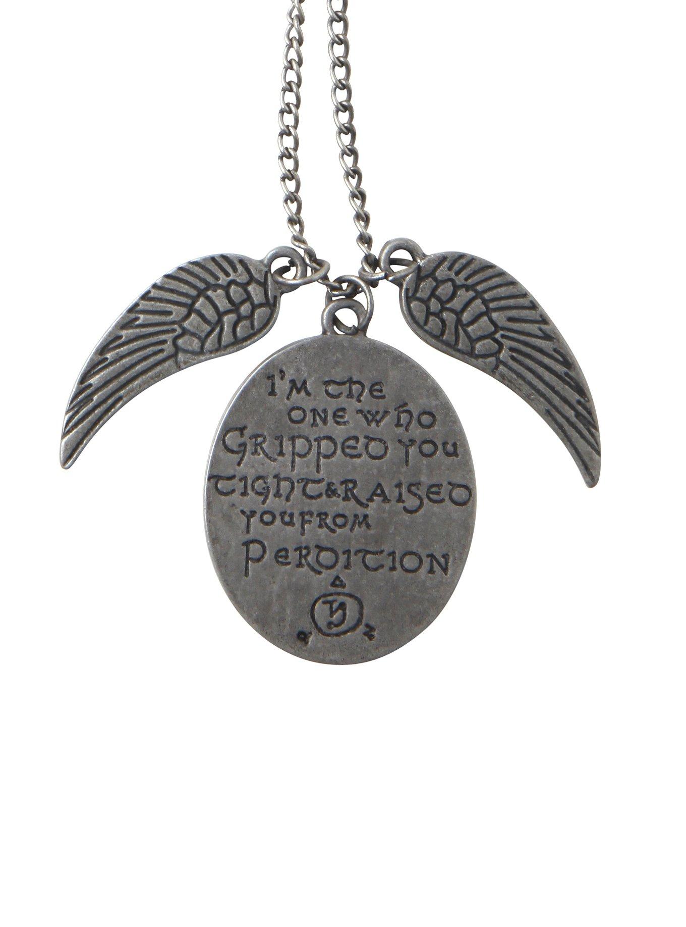 Supernatural Castiel Perdition Charm Necklace, , hi-res