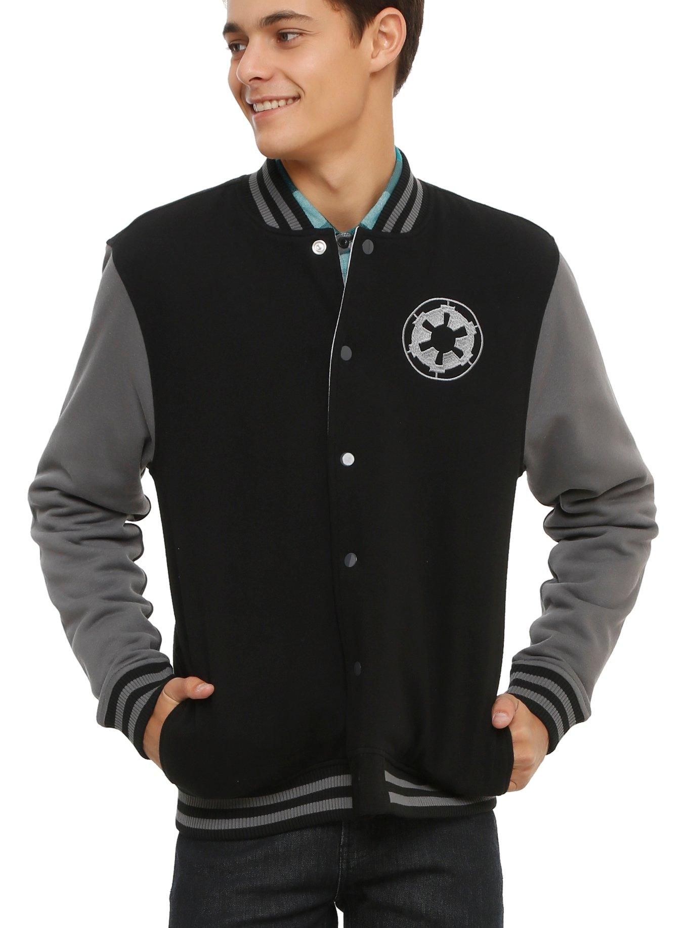 Star Wars Imperial/Rebel Reversible Varsity Jacket | Hot Topic