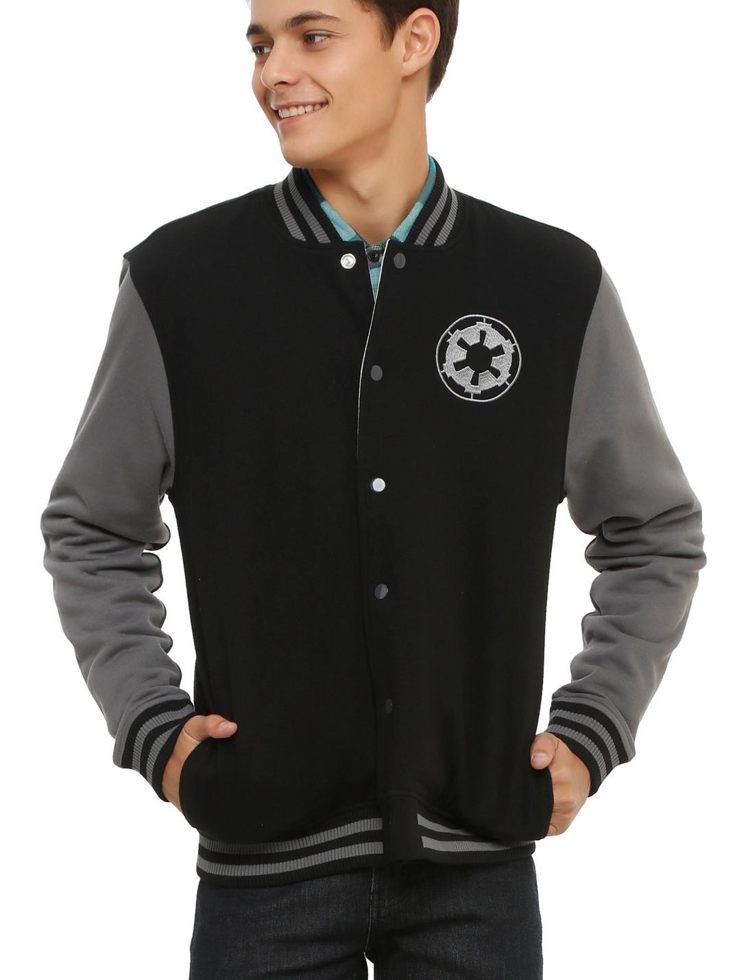 Star Wars Imperial/Rebel Reversible Varsity Jacket, BLACK, hi-res