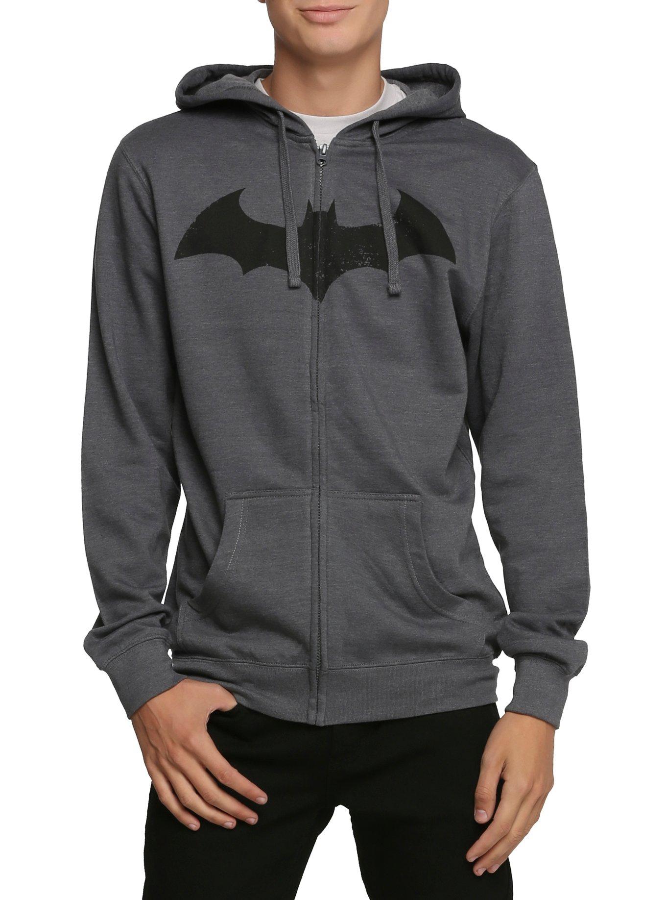 Batman hot sale zipper hoodie