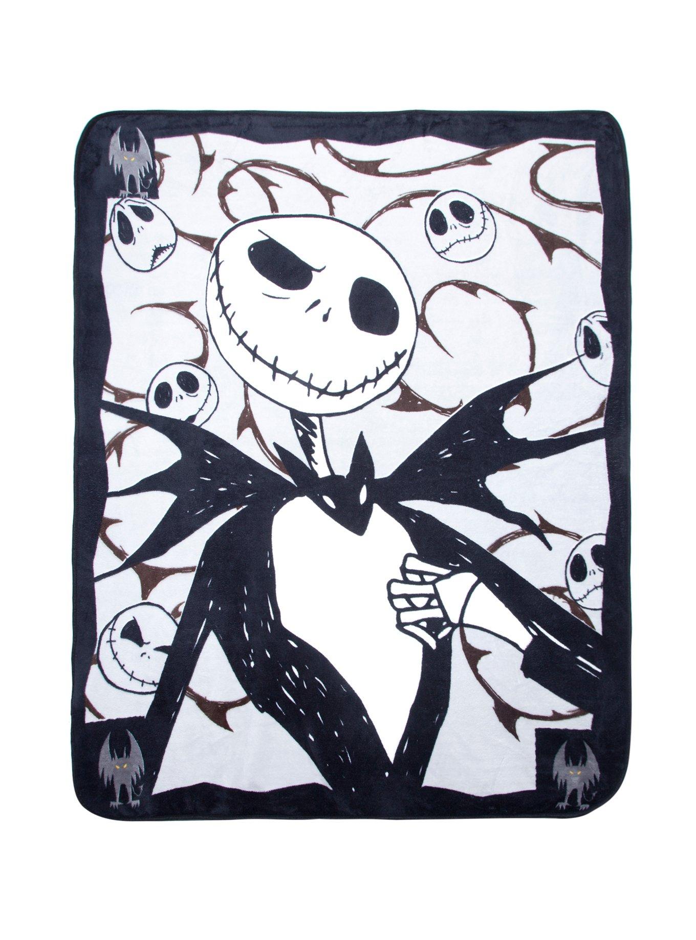 The Nightmare Before Christmas Jack Skellington Comfy Throw