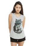 Disney Alice In Wonderland Different Reality Girls Muscle Top, BLACK, hi-res