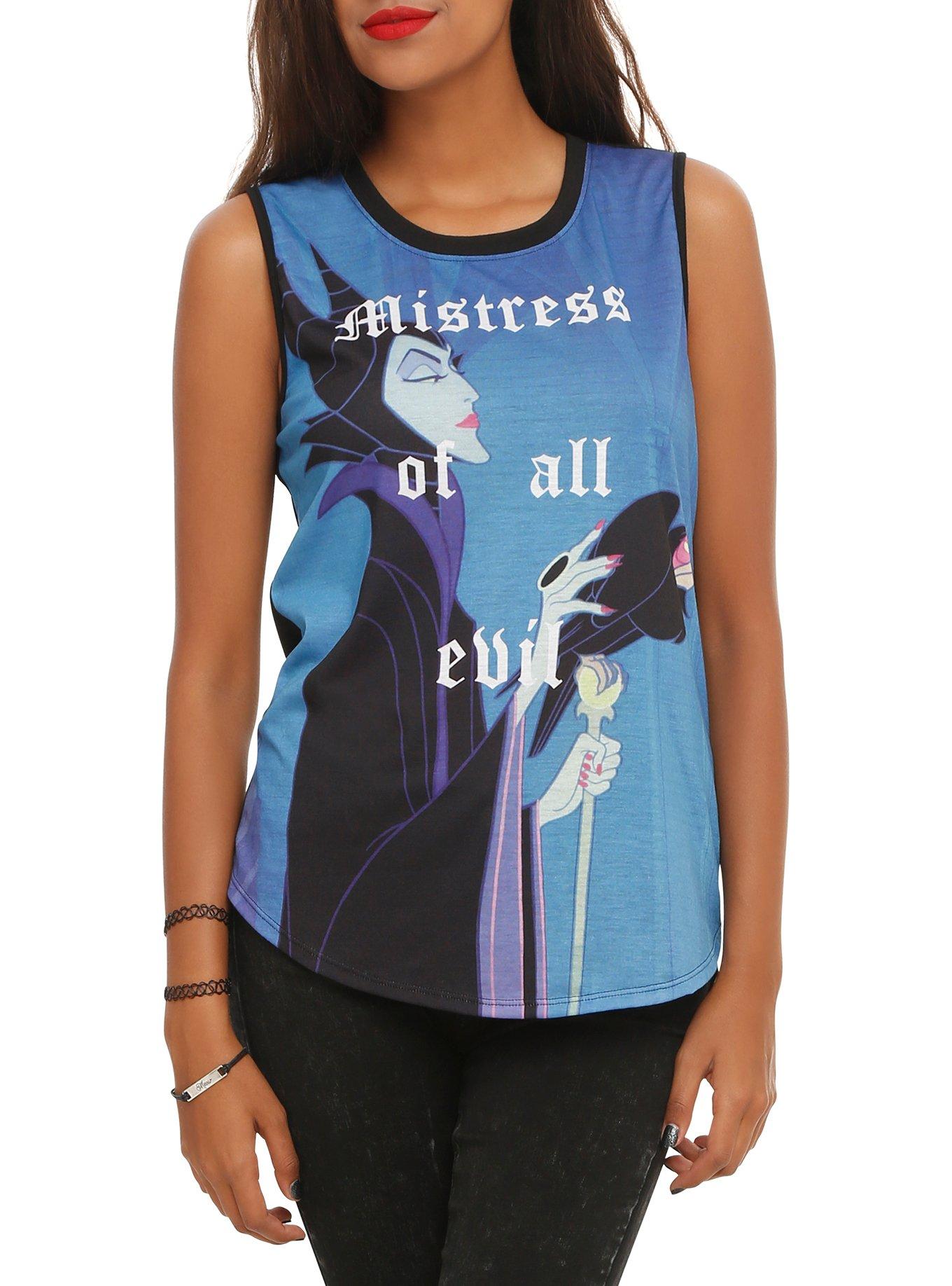 Disney Sleeping Beauty Maleficent Mistress Of All Evil Girls Muscle Top, ROYAL BLUE, hi-res
