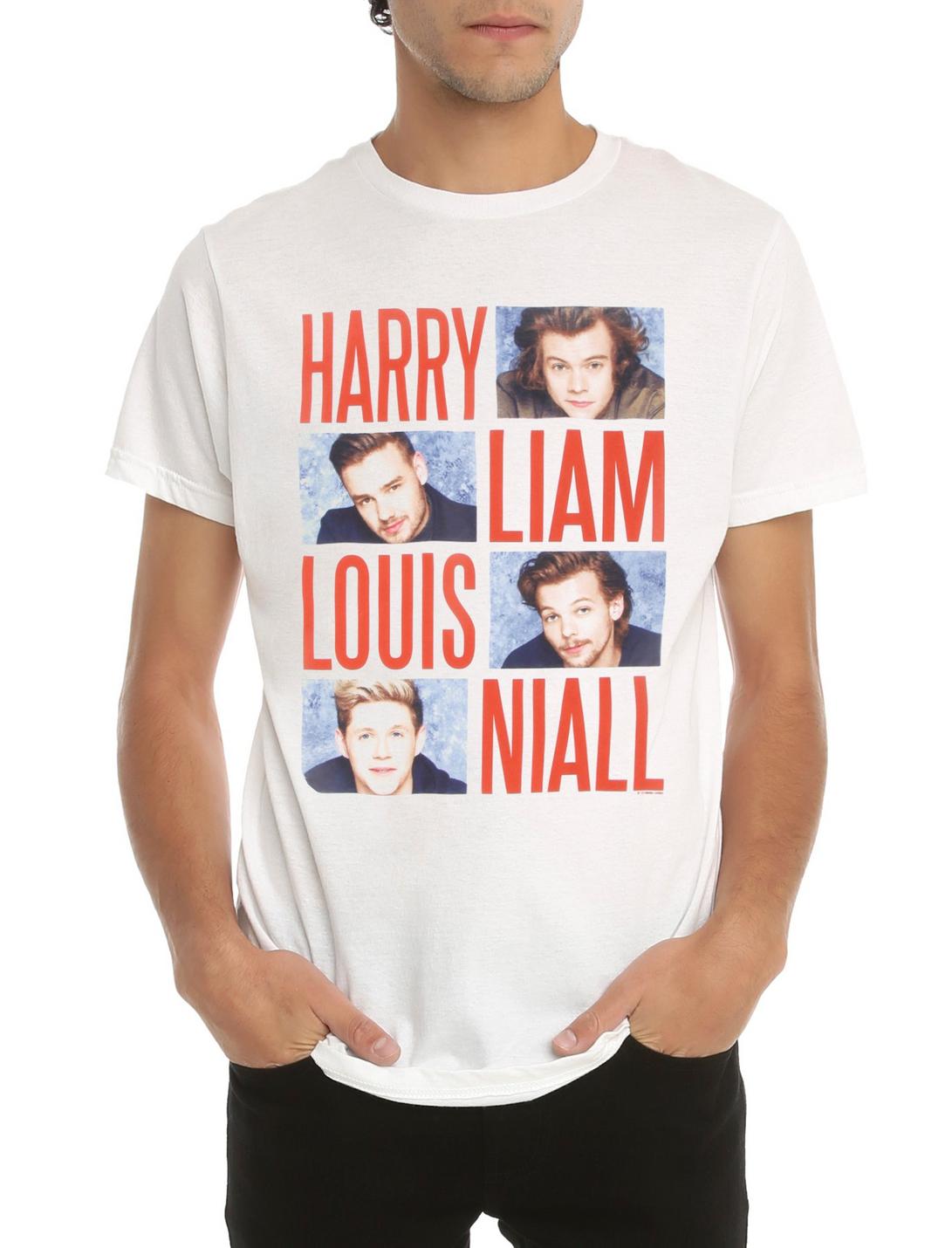 One Direction Stacked Boxes T-Shirt, BLACK, hi-res